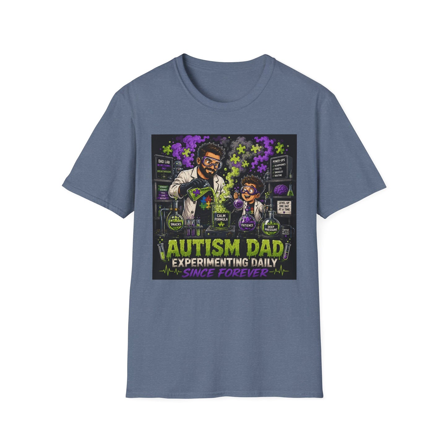 Autism Dad Scientist T Shirt