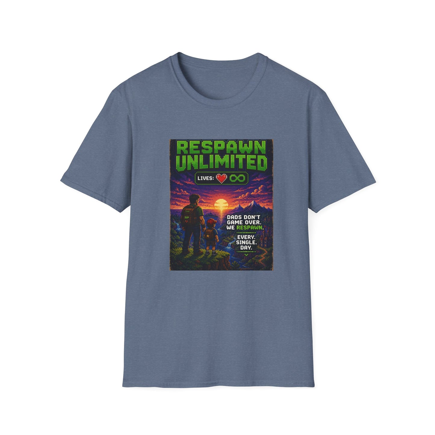 Respawn Dad 8bit T Shirt