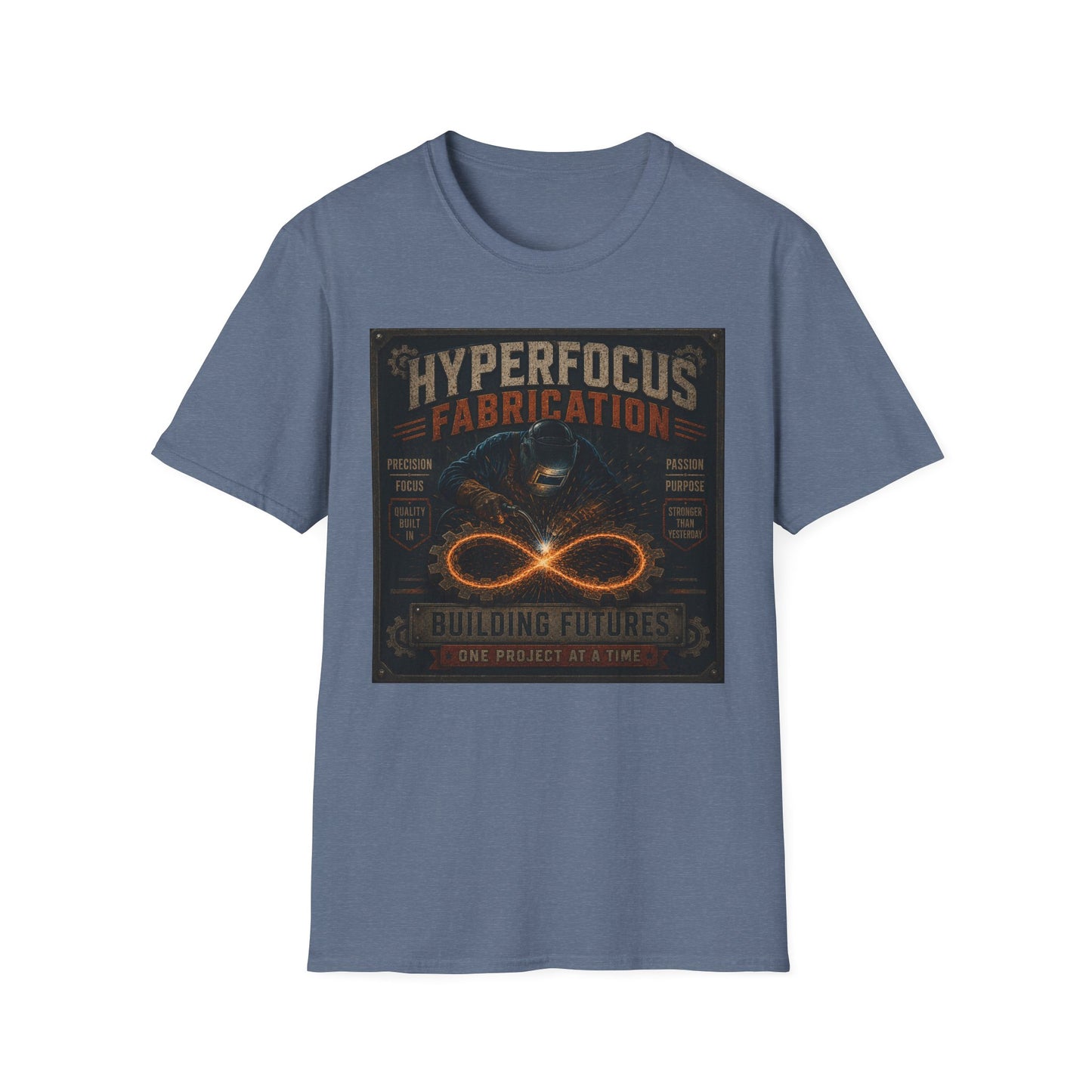 Hyperfocus Fabrication Building Futures Tshirt