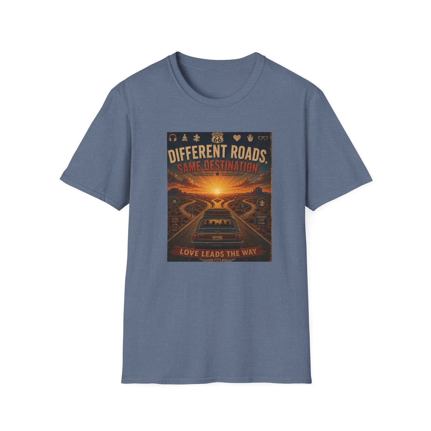 Different Roads Same Destination T Shirt