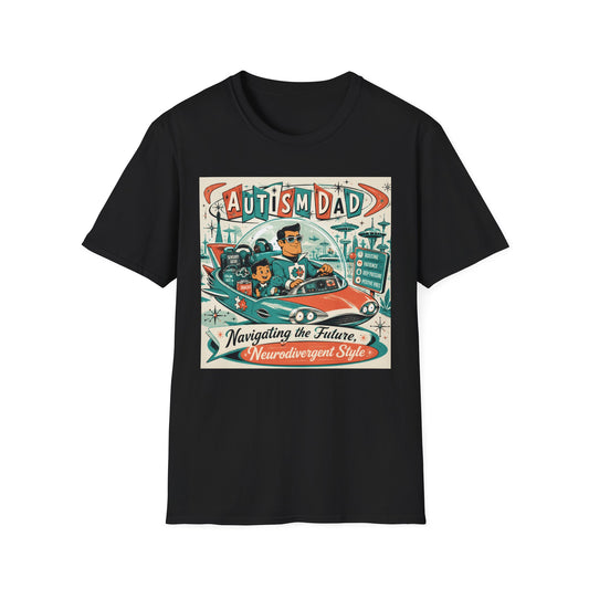 Autism Dad Navigating Future Neurodivergent T Shirt