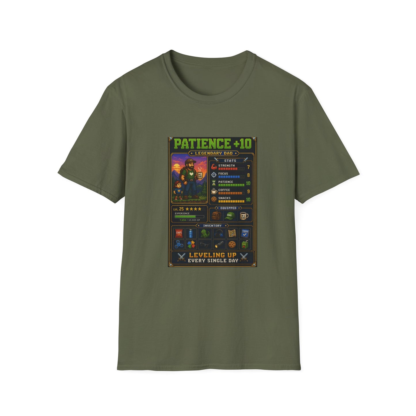 Patience +10 8bit Tshirt