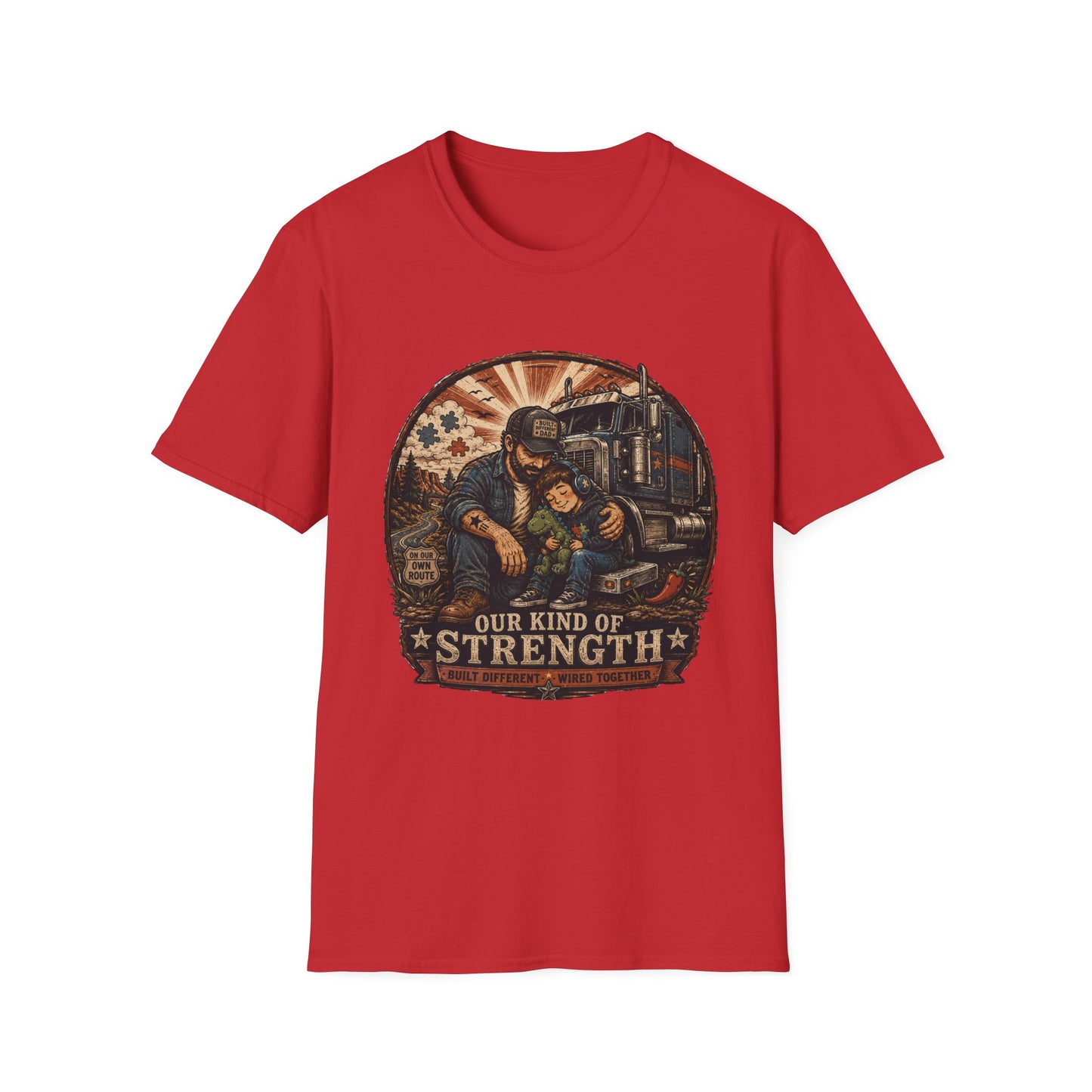 Our Kind of Strength Trucker T Shirt