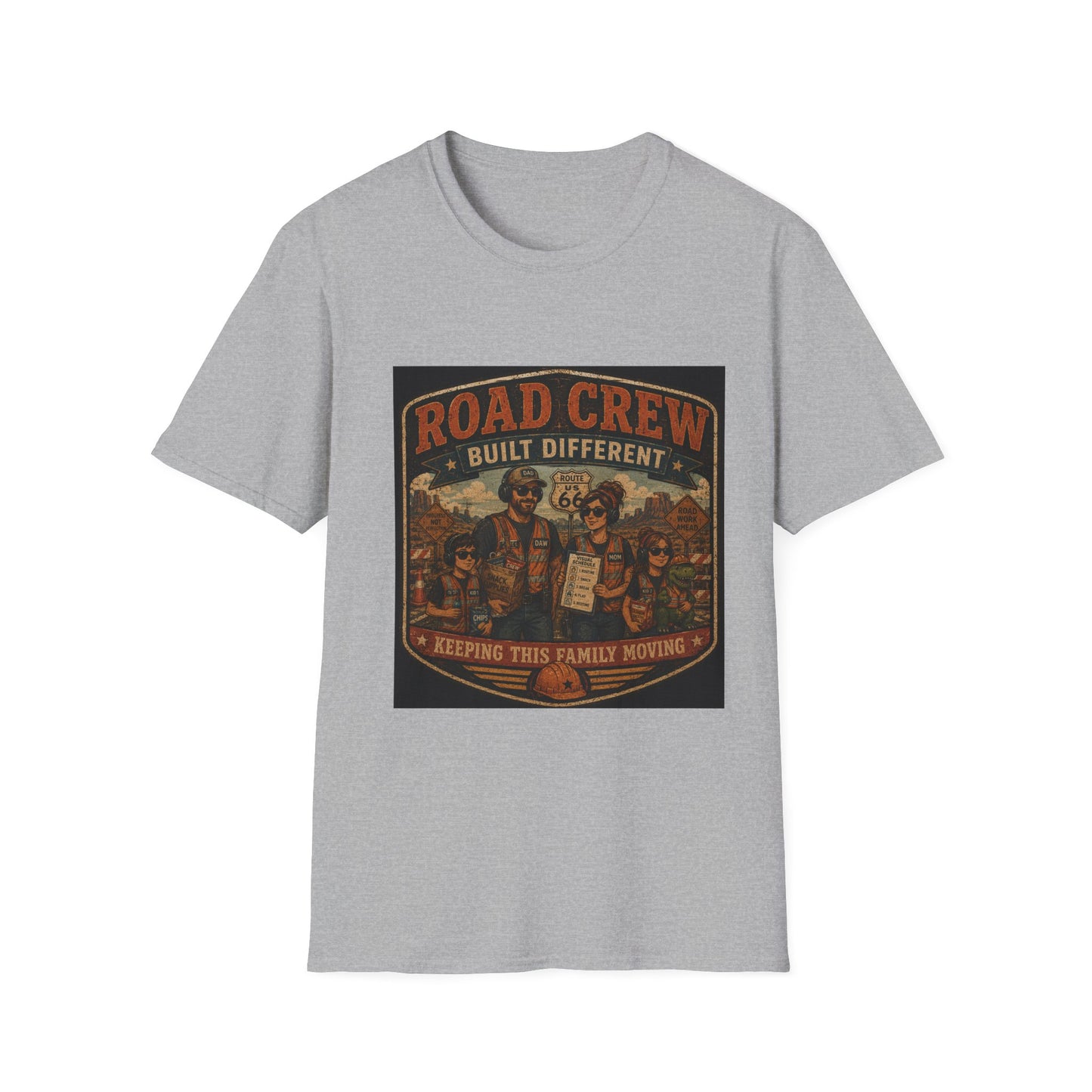 Road Crew Built Different T Shirt