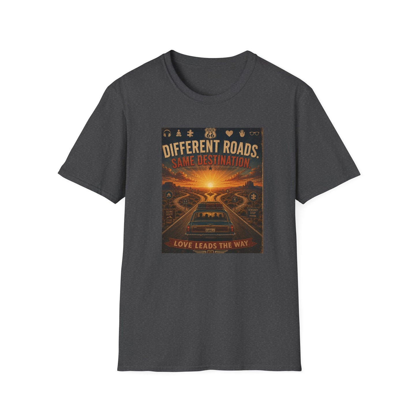 Different Roads  Same Destination T Shirt