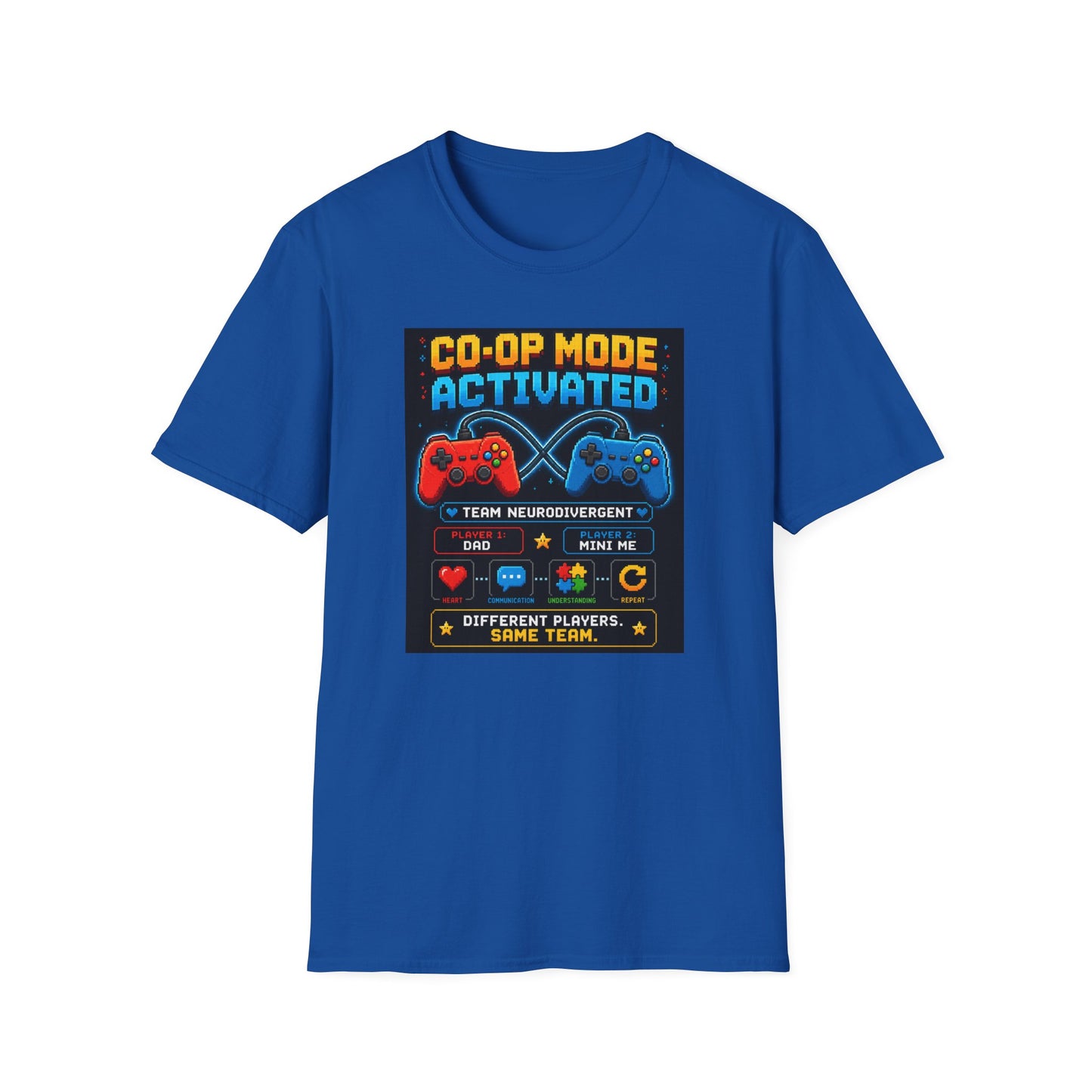 Co-Op mode Activated Neurodivergent T Shirt