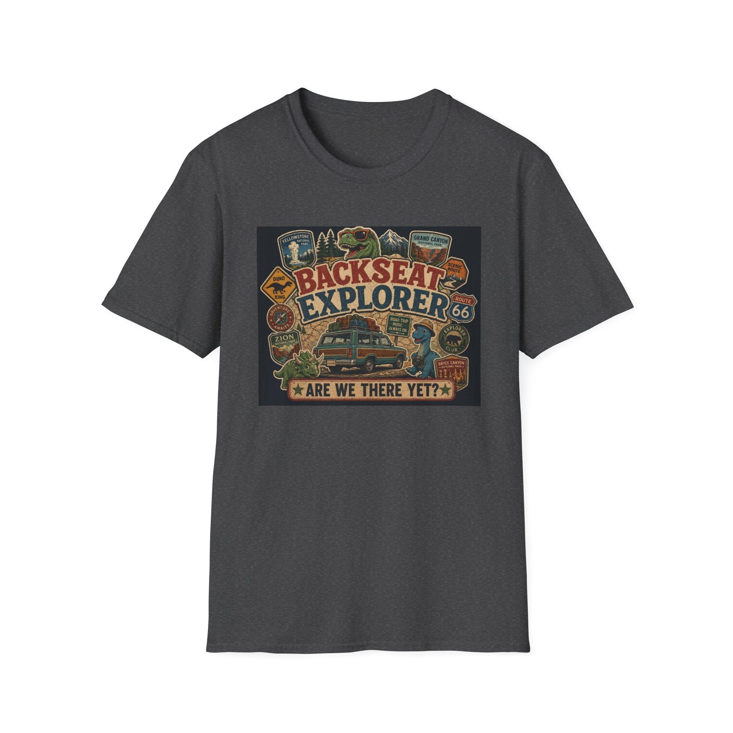 Back Seat Explorer Are we there yet? T Shirt