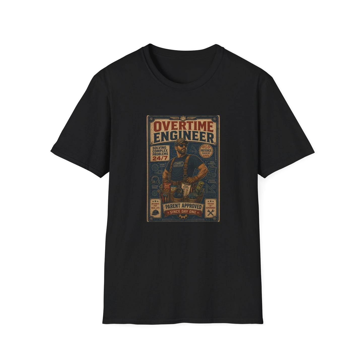 Overtime Engineer T Shirt
