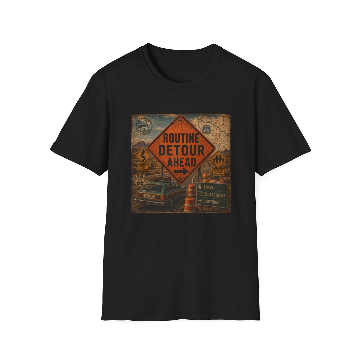 Routine Detour Ahead T Shirt