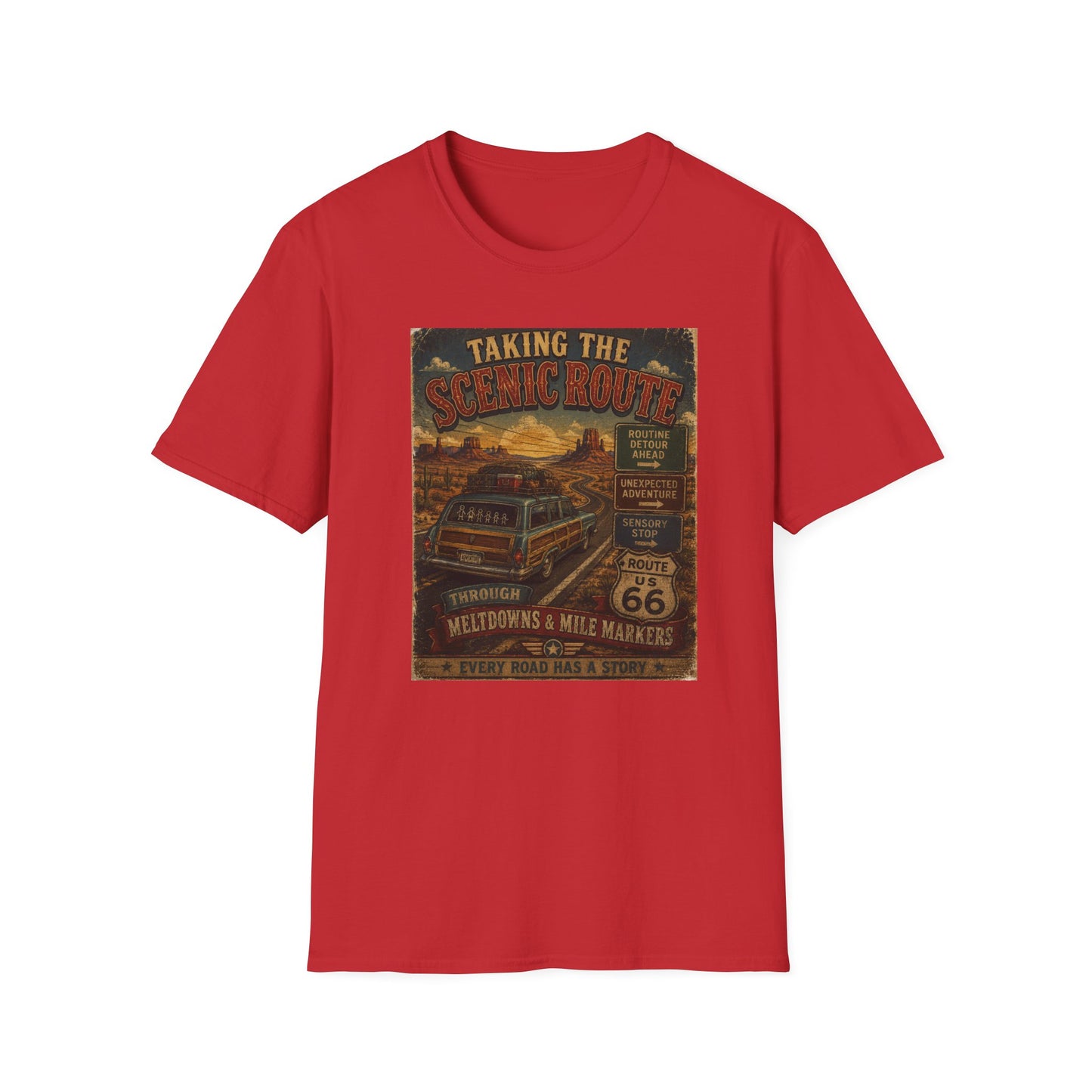 Taking the Scenic Route Through Meltdowns T Shirt