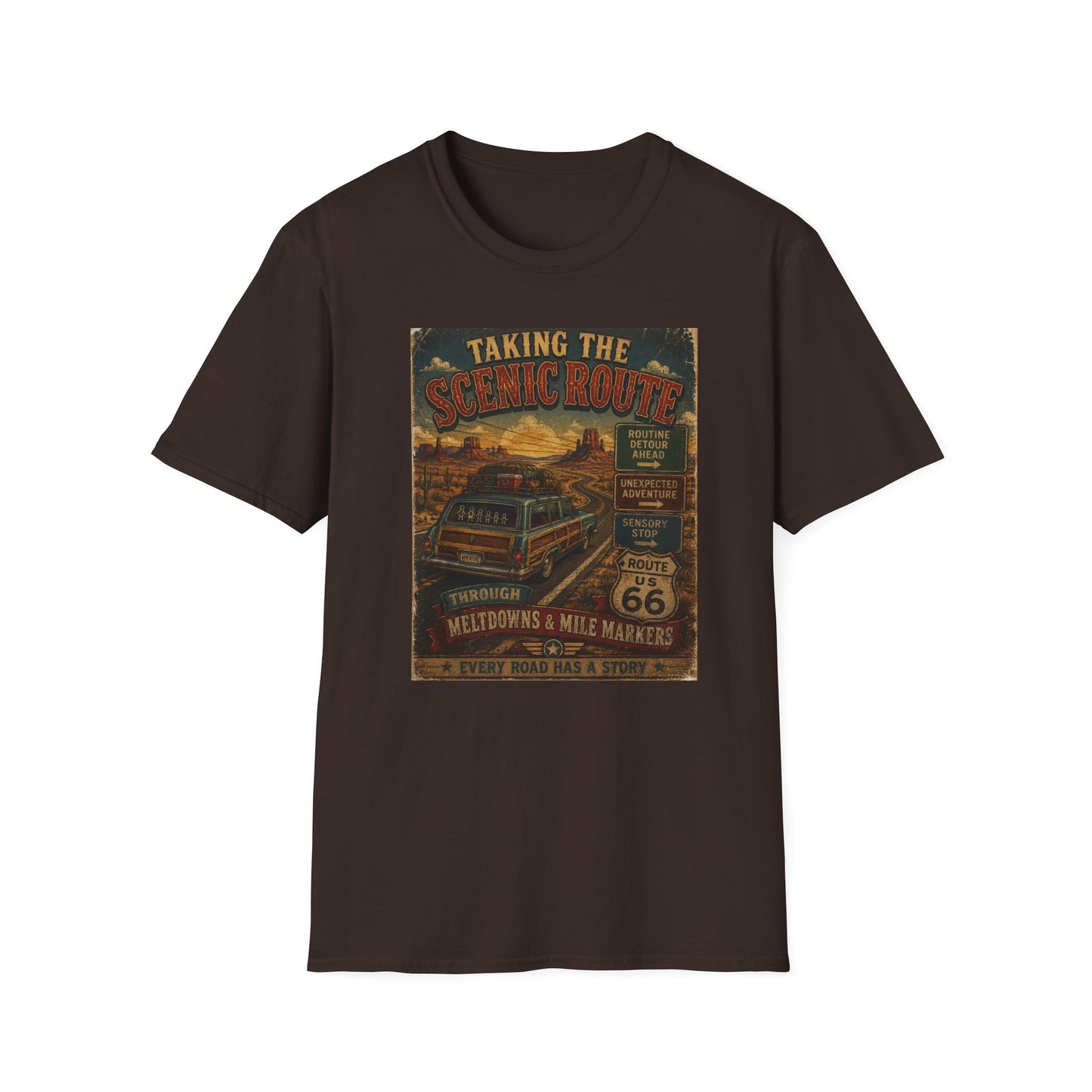 Taking the Scenic Route Through Meltdowns T Shirt