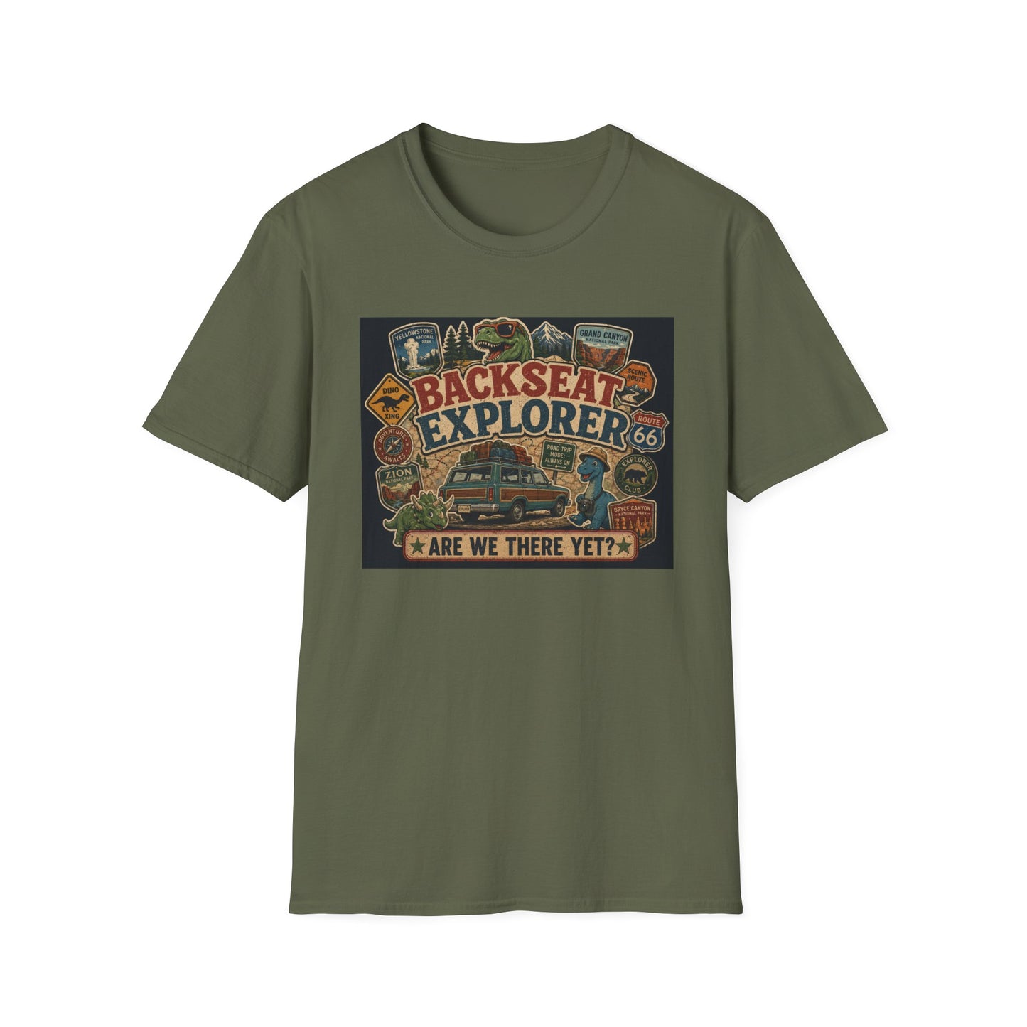 Back Seat Explorer Are we there yet? T Shirt