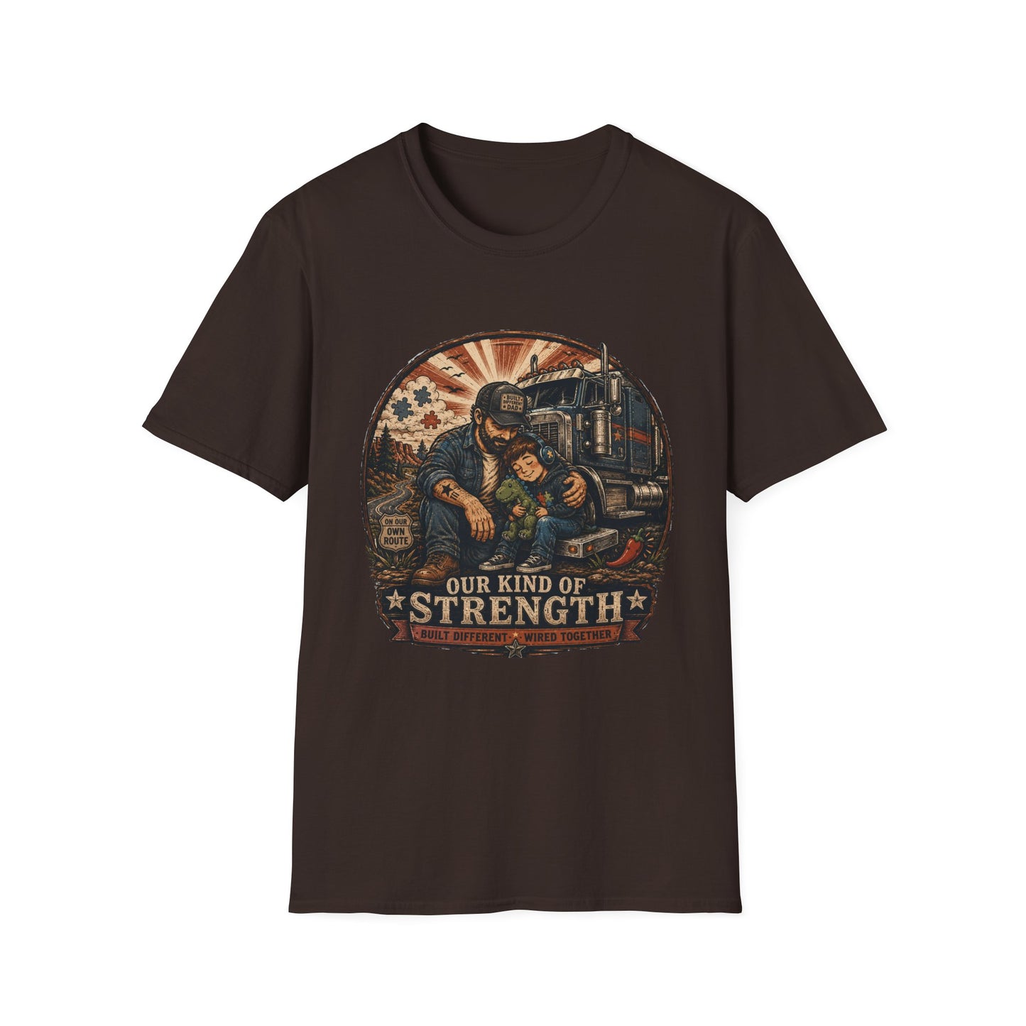 Our Kind of Strength Trucker T Shirt