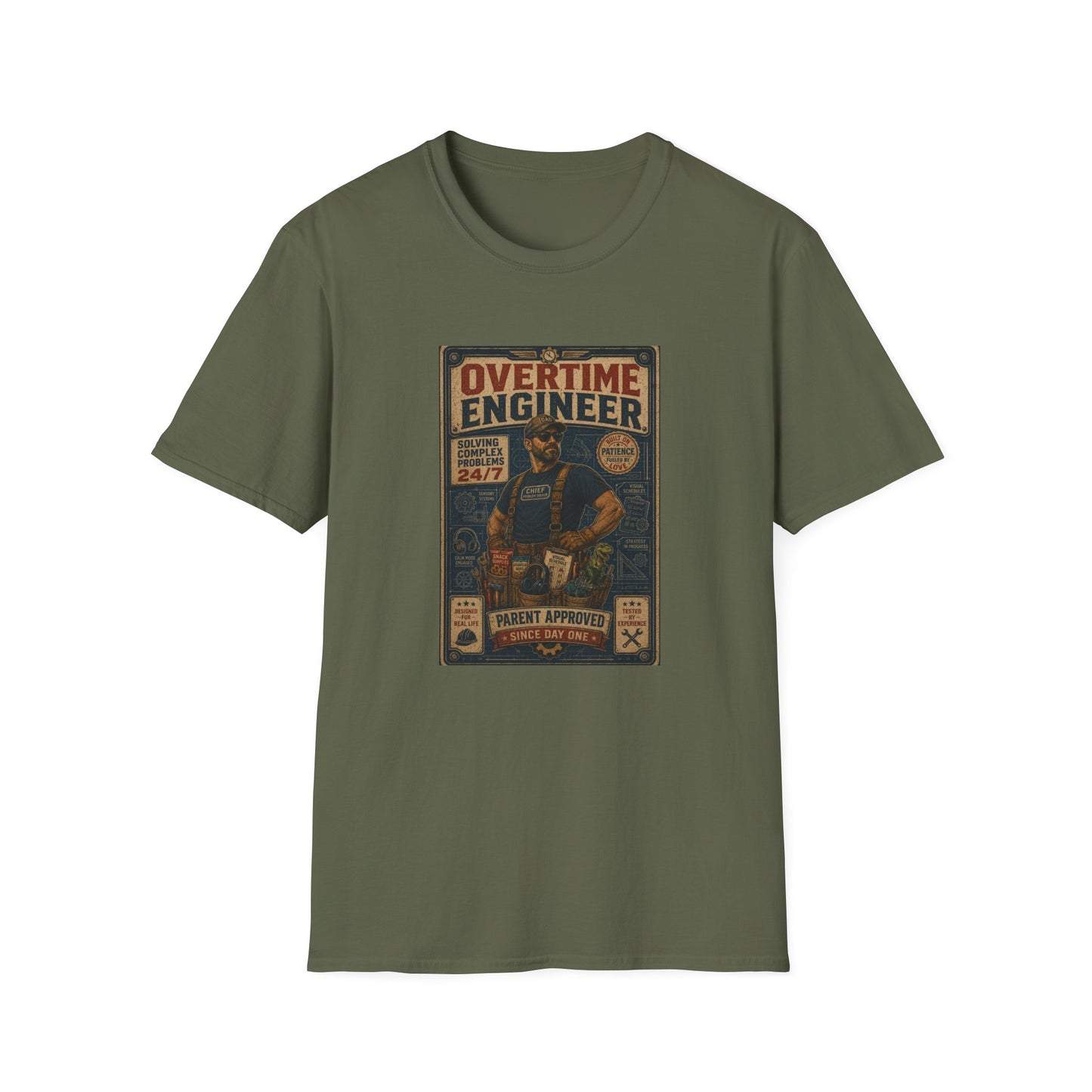 Overtime Engineer T Shirt