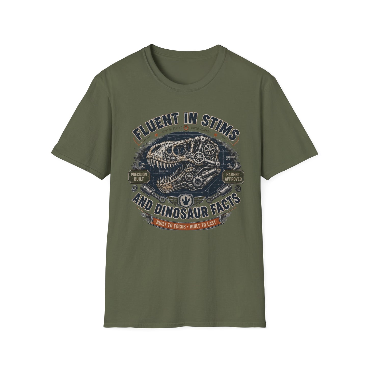 Fluent in stims and dinosaur facts Tshirt