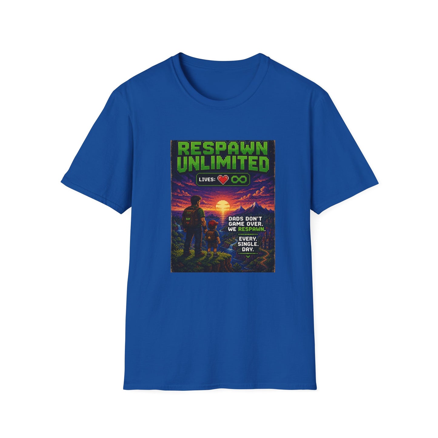 Respawn Dad 8bit T Shirt