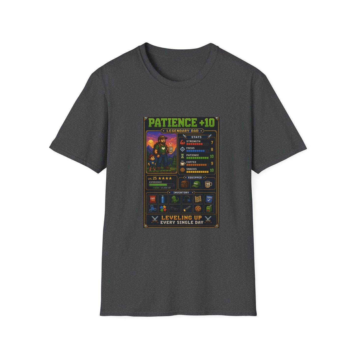 Patience +10 8bit Tshirt