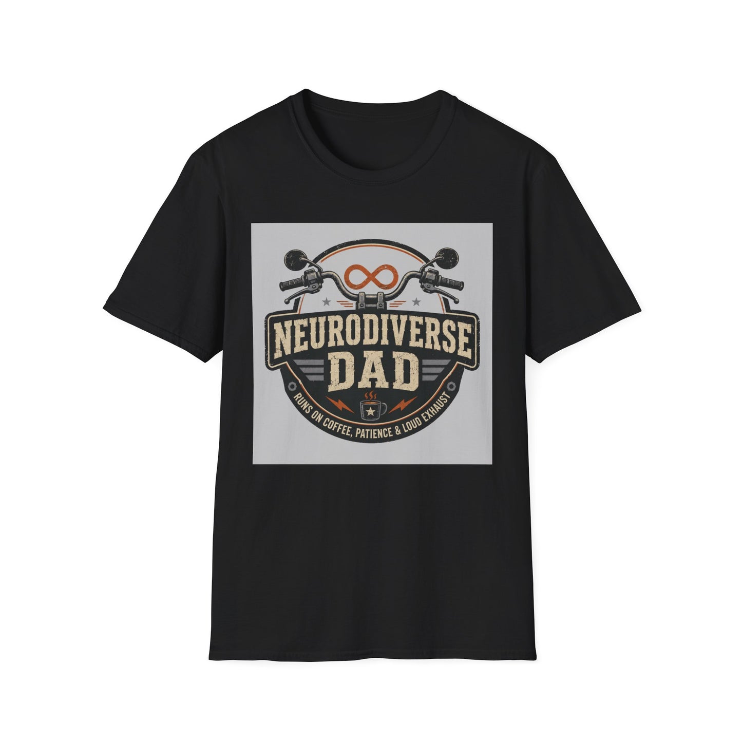 Neurodiverse Dad Motorbike T Shirt