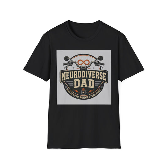 Neurodiverse Dad Motorbike T Shirt