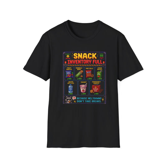 Snack Inventory Full 8 bit T Shirt