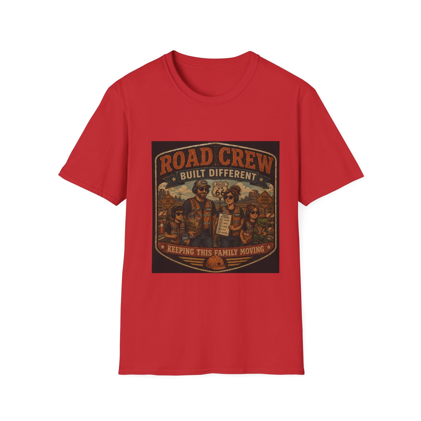 Road Crew Built Different T Shirt