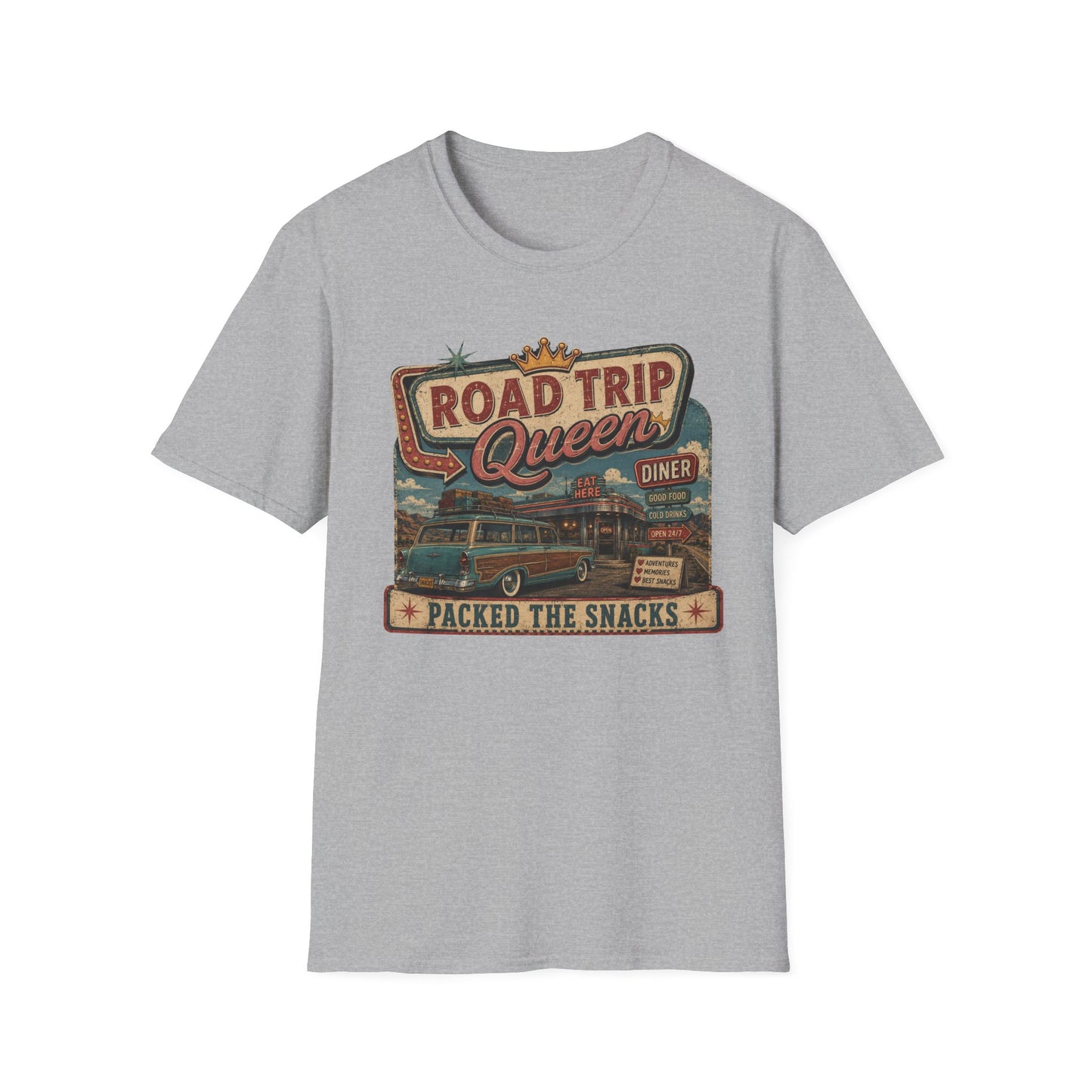 Road Trip Queen Packed SnacksT Shirt