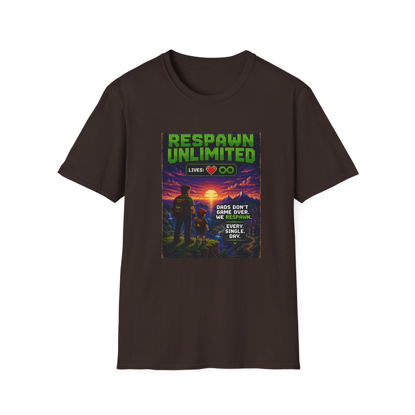 Respawn Dad 8bit T Shirt