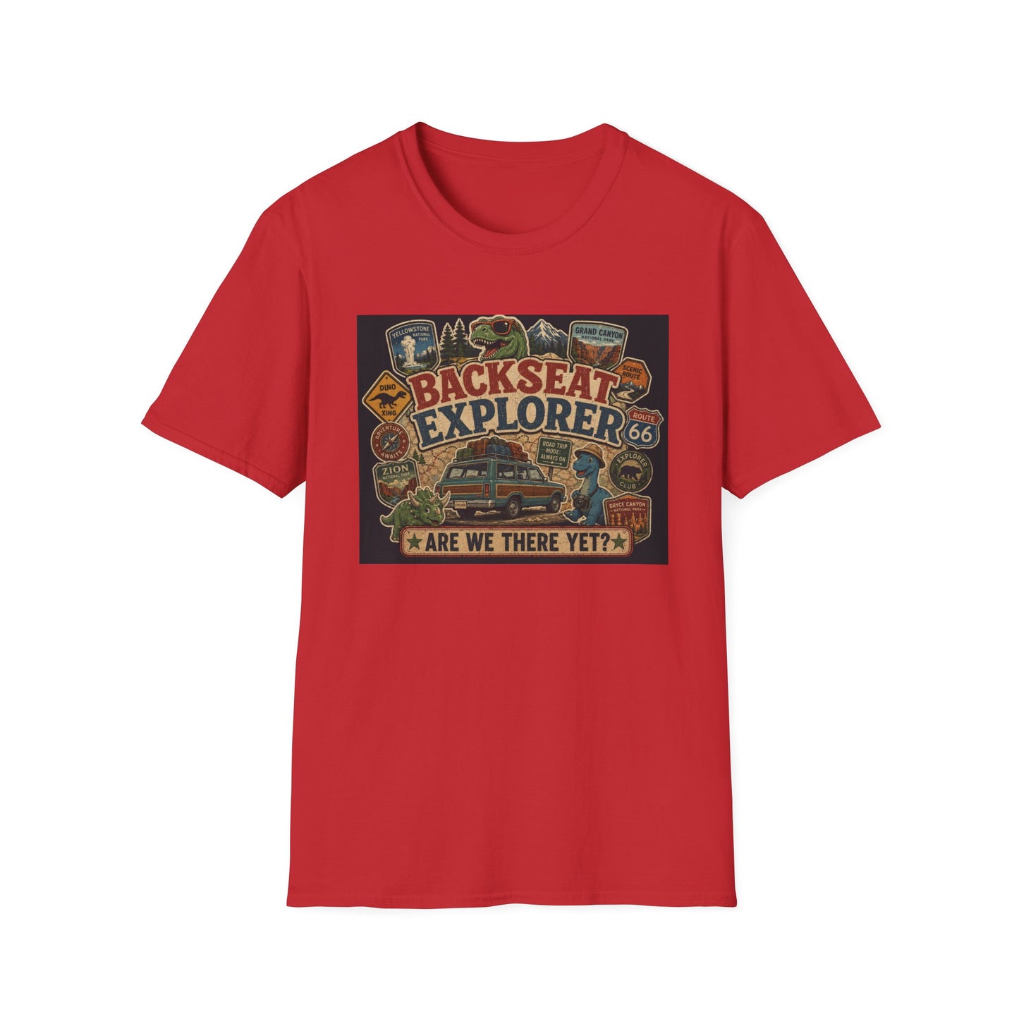 Back Seat Explorer Are we there yet? T Shirt