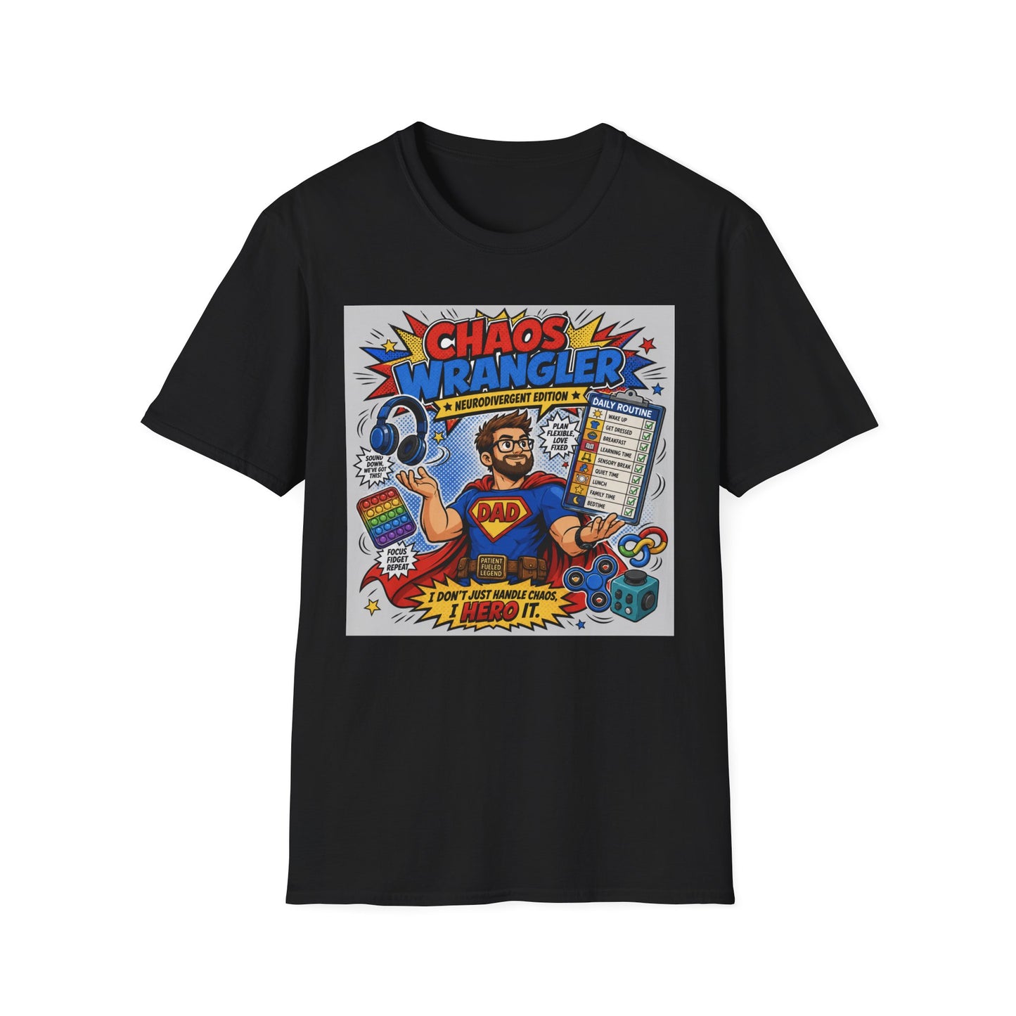 Chaos Wrangler Super Hero T Shirt