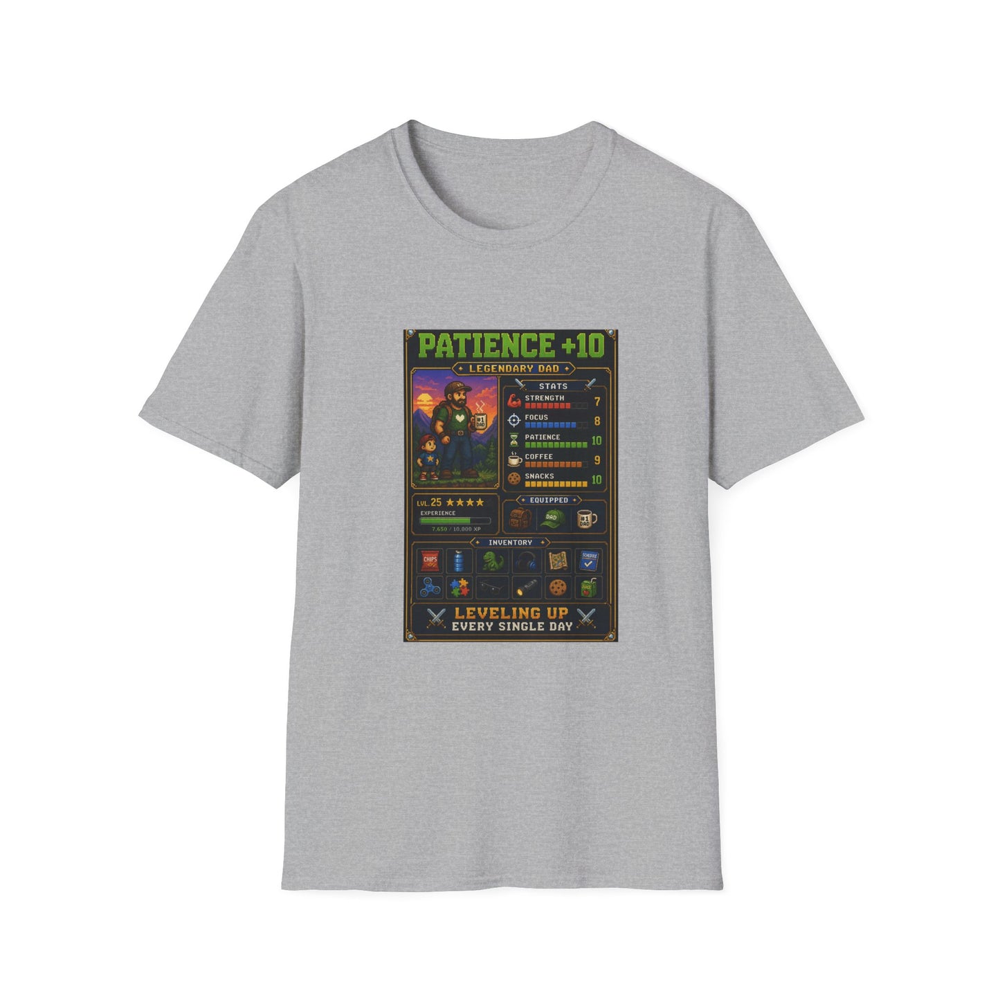 Patience +10 8bit Tshirt
