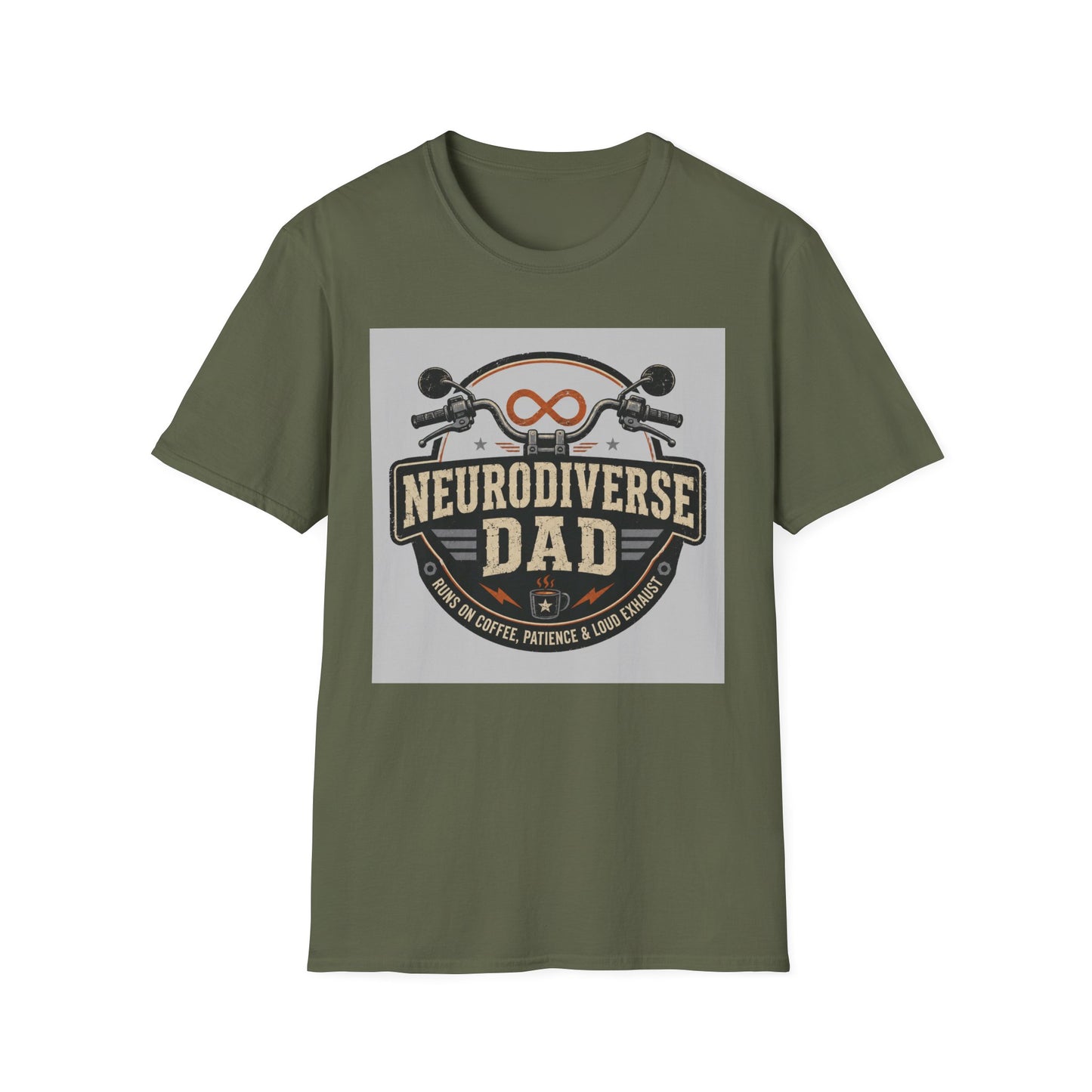 Neurodiverse Dad Motorbike T Shirt