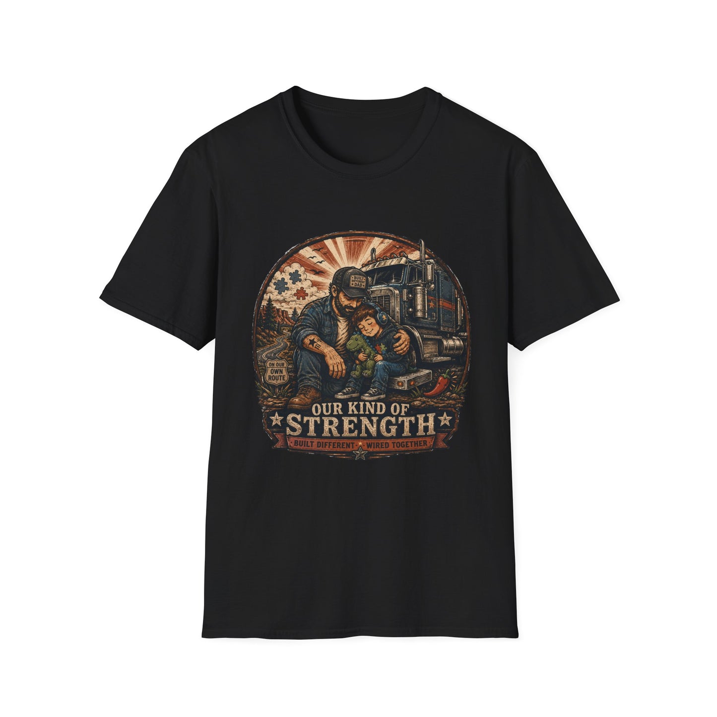 Our Kind of Strength Trucker T Shirt