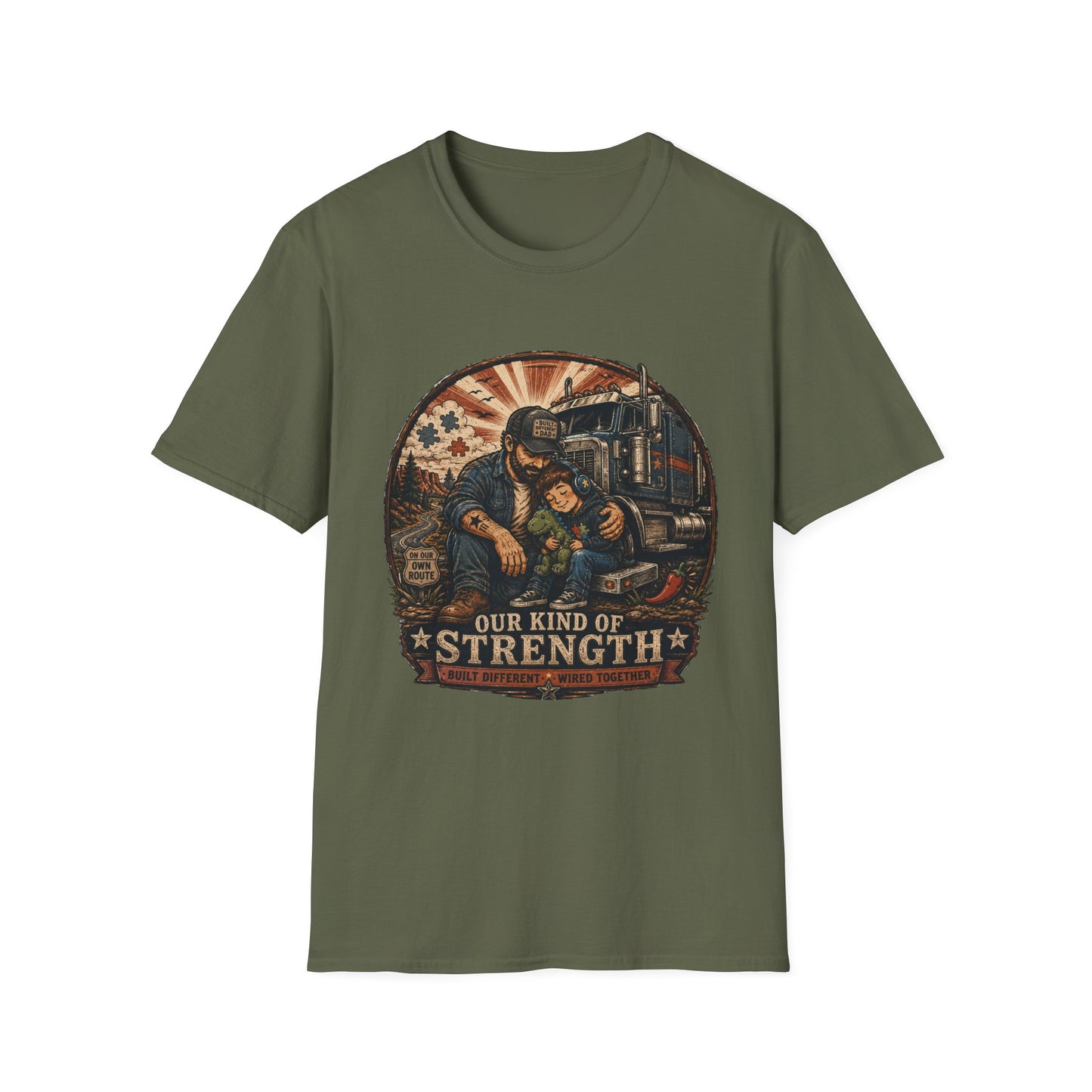 Our Kind of Strength Trucker T Shirt