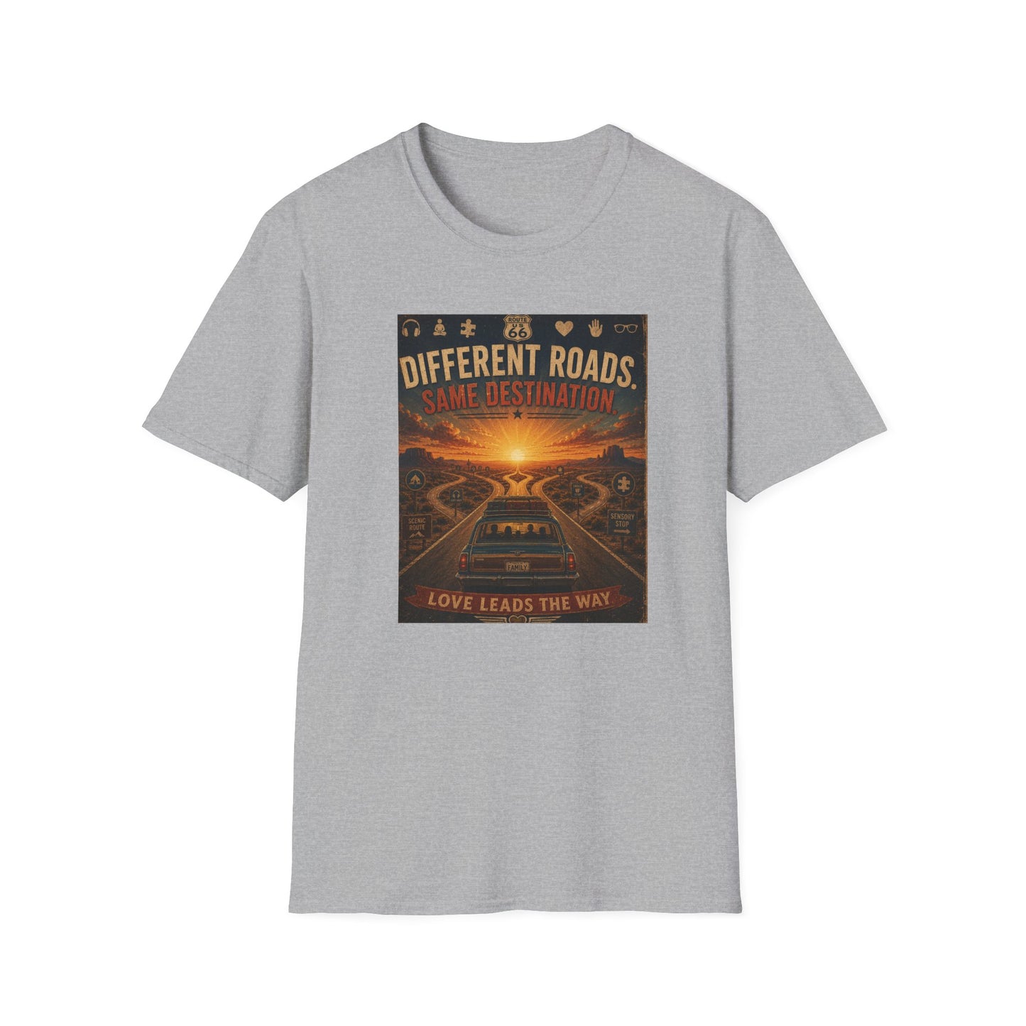 Different Roads  Same Destination T Shirt