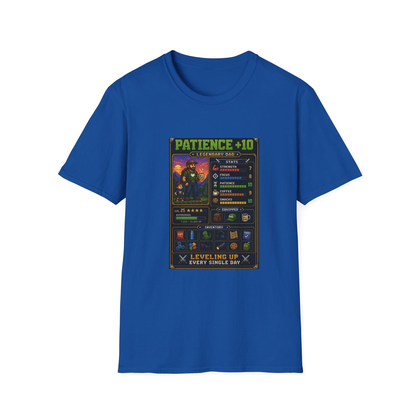 Patience +10 8bit Tshirt