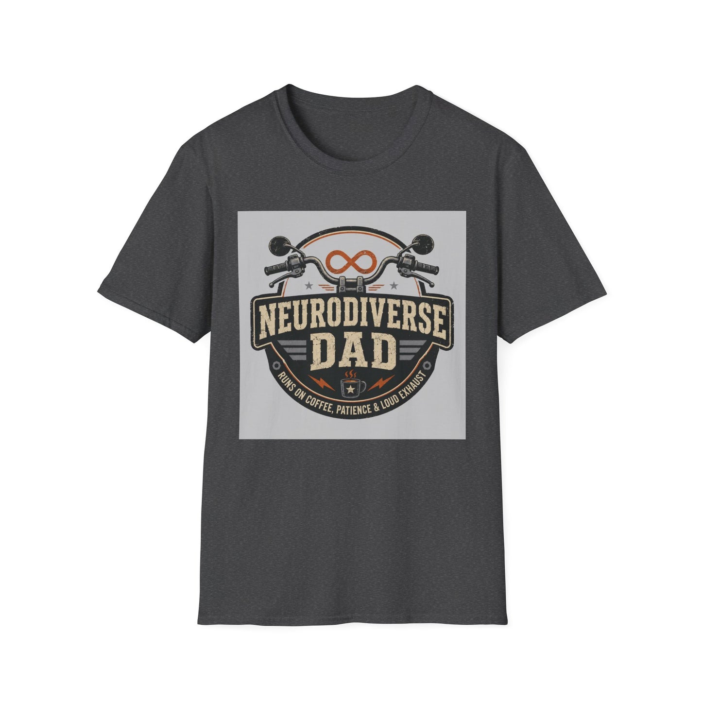 Neurodiverse Dad Motorbike T Shirt