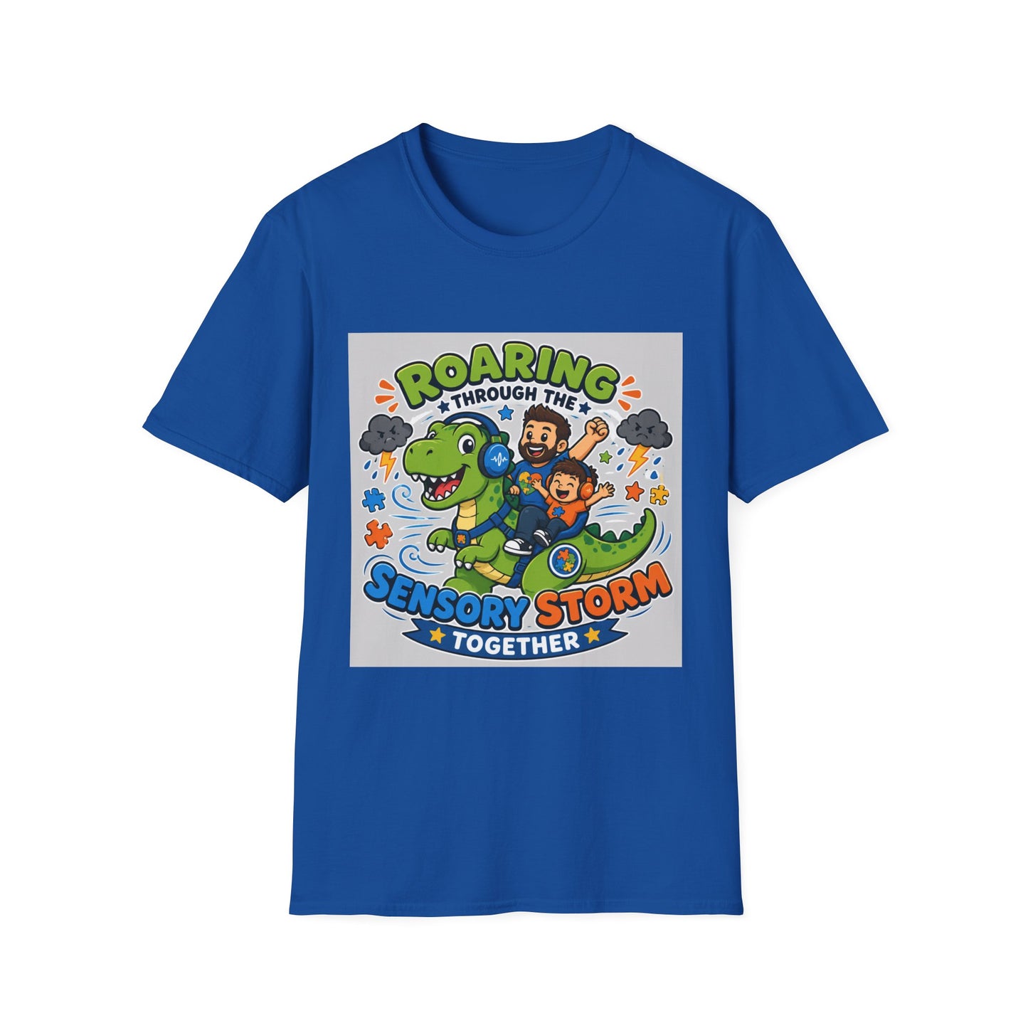 Roaring Through Sensory Storms Together T Shirt