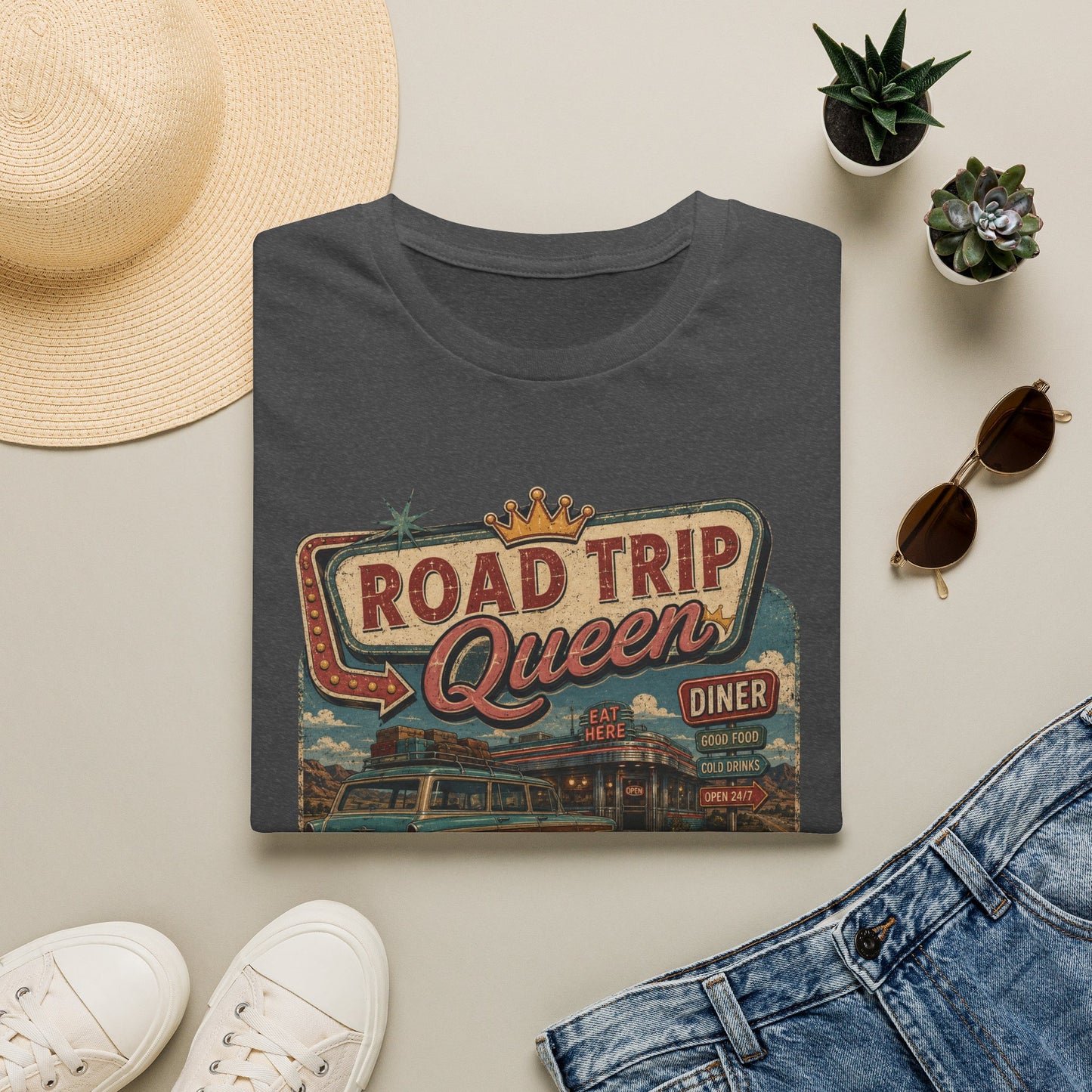 Road Trip Queen Packed SnacksT Shirt