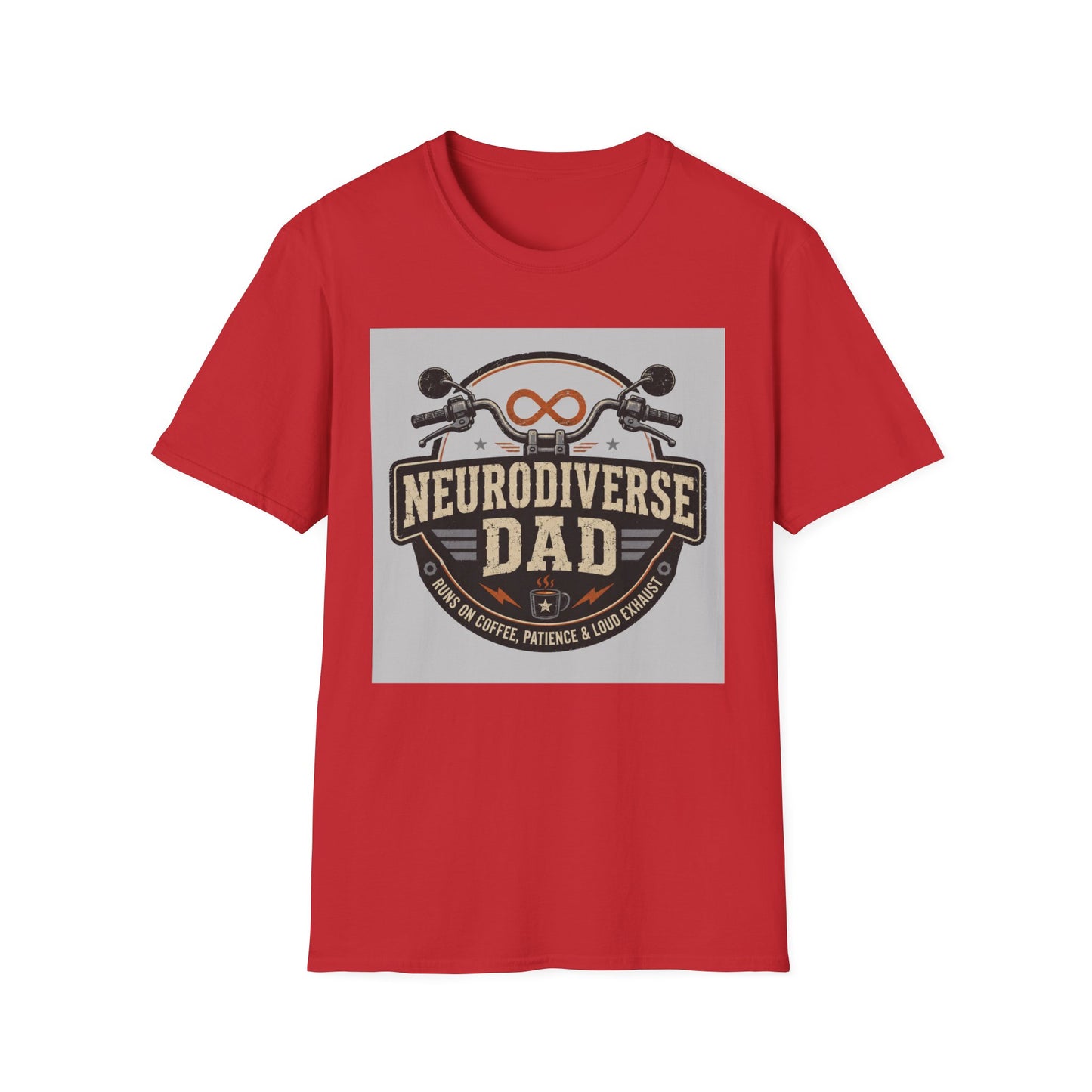 Neurodiverse Dad Motorbike T Shirt
