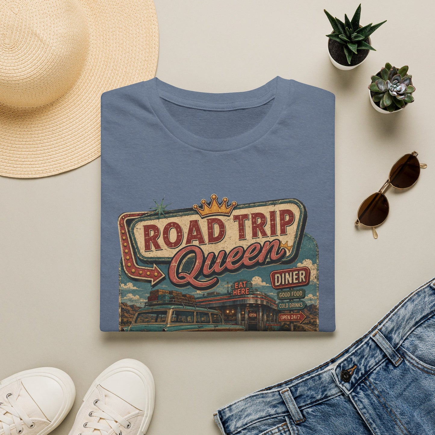 Road Trip Queen Packed SnacksT Shirt