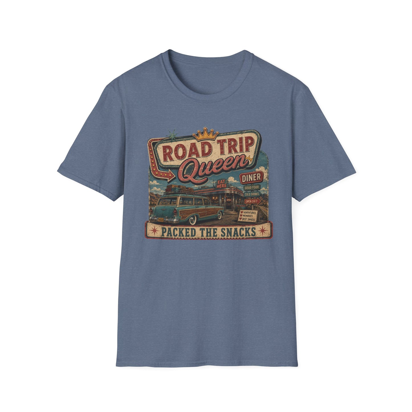 Road Trip Queen Packed SnacksT Shirt