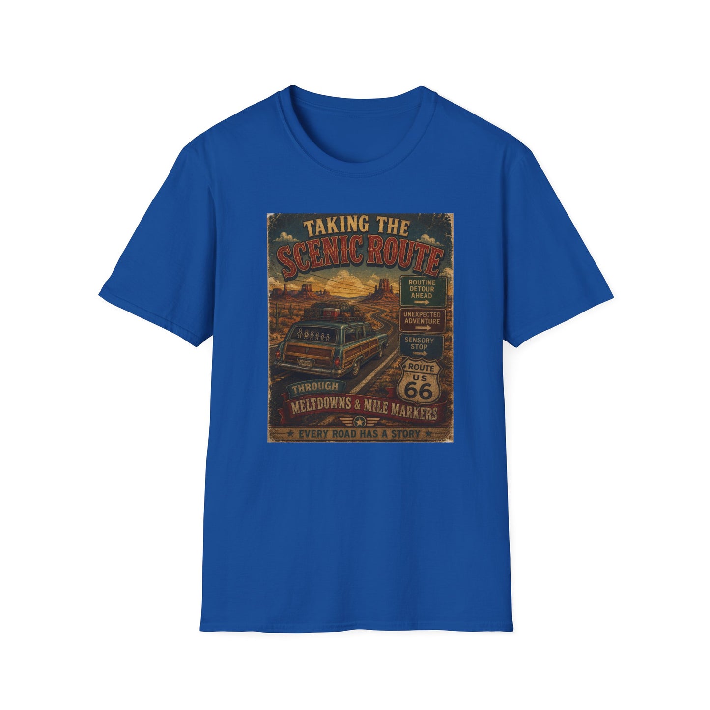 Taking the Scenic Route Through Meltdowns T Shirt