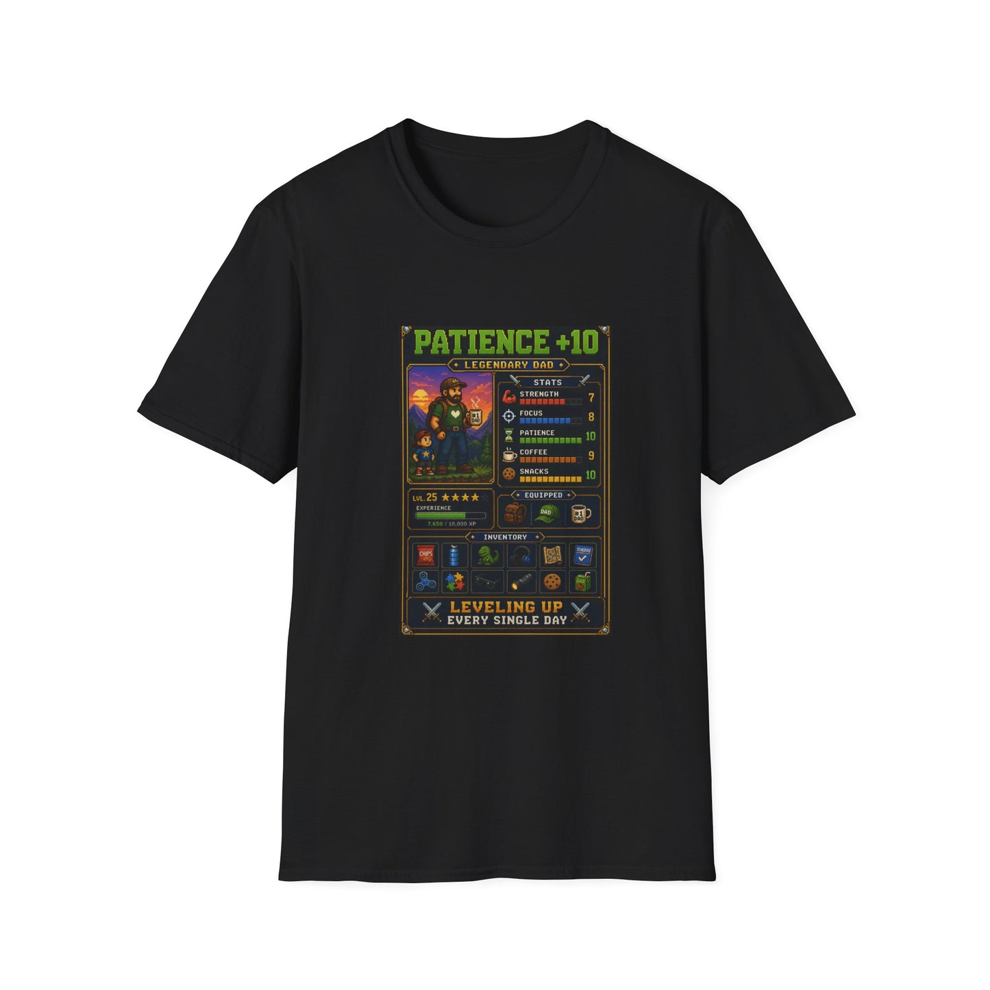 Patience +10 8bit Tshirt