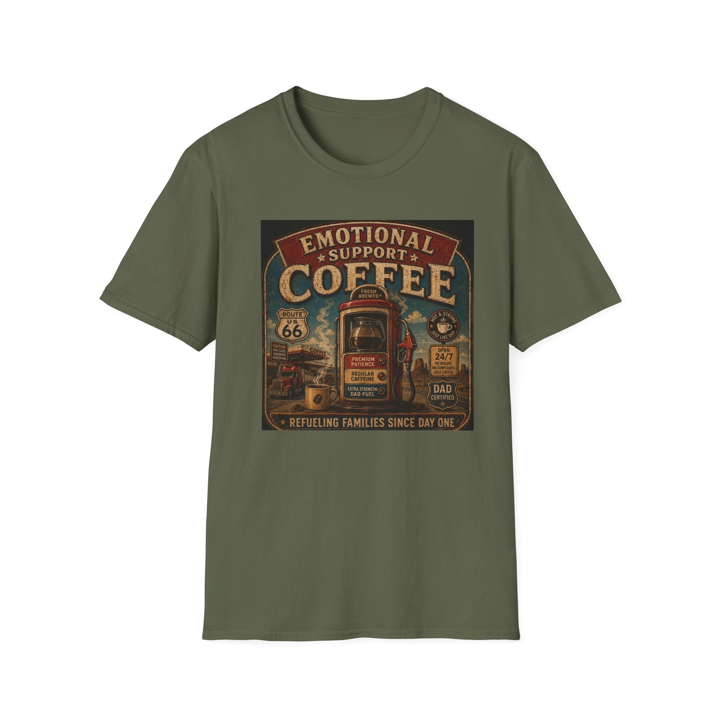 Emotional Support Coffee T Shirt