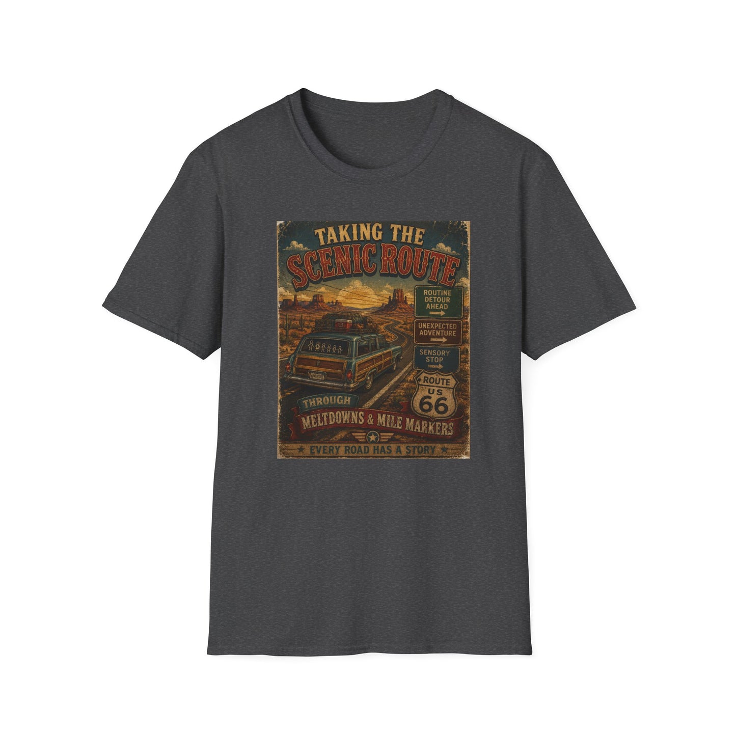 Taking the Scenic Route Through Meltdowns T Shirt