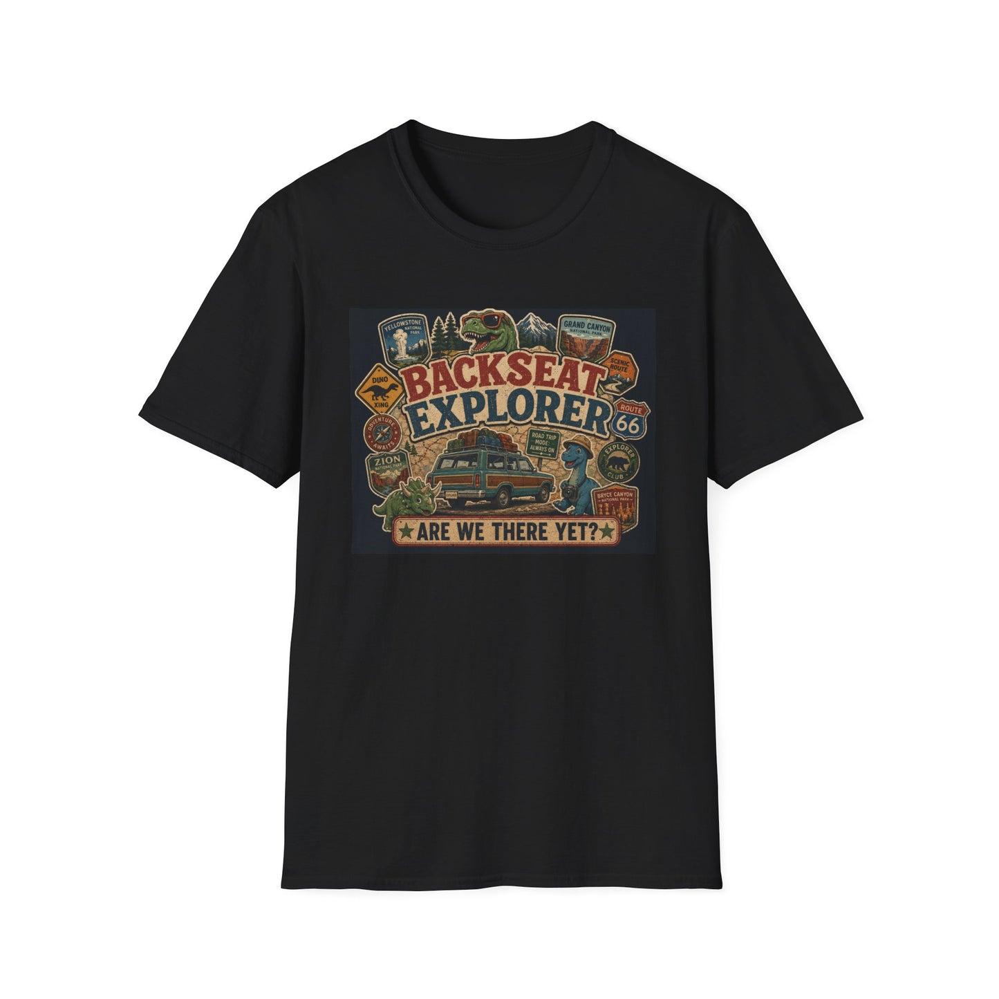 Back Seat Explorer Are we there yet? T Shirt