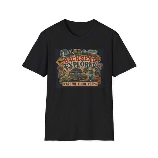 Back Seat Explorer Are we there yet? T Shirt