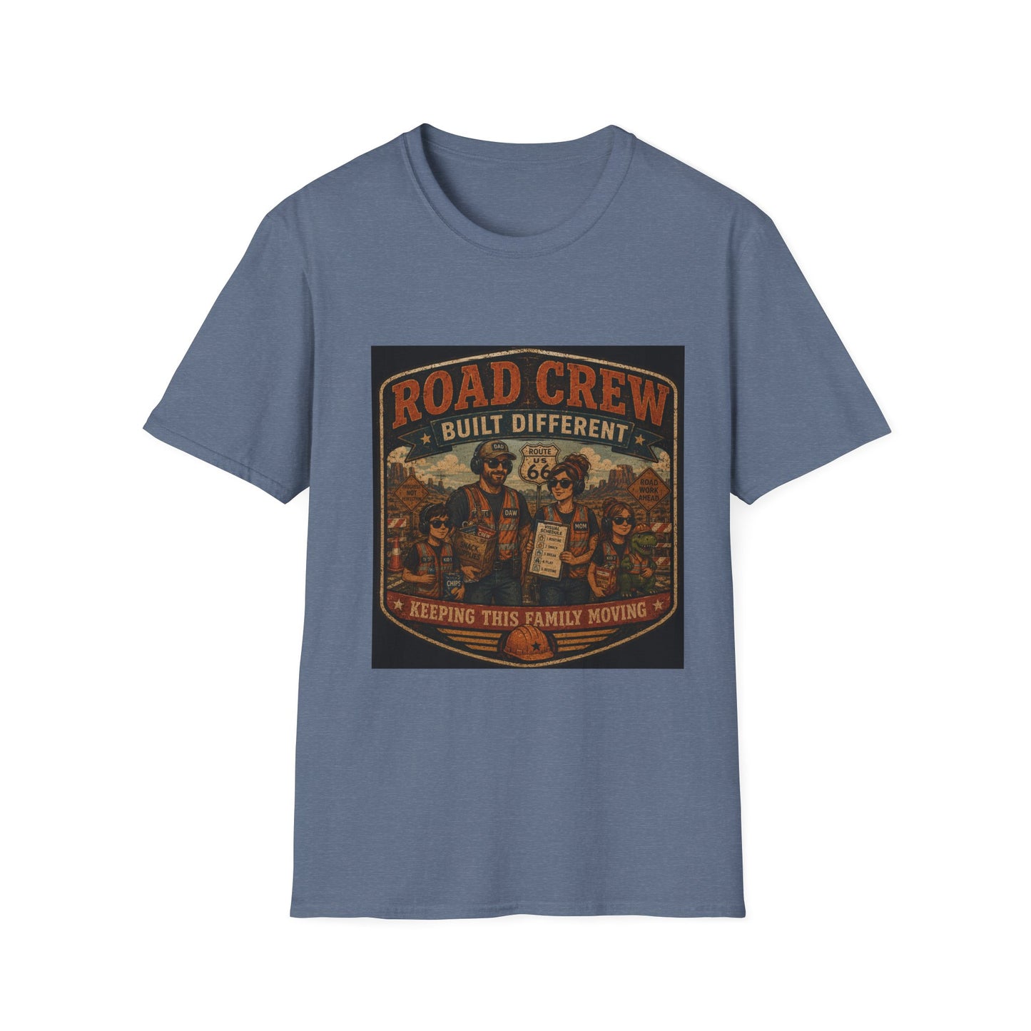 Road Crew Built Different T Shirt