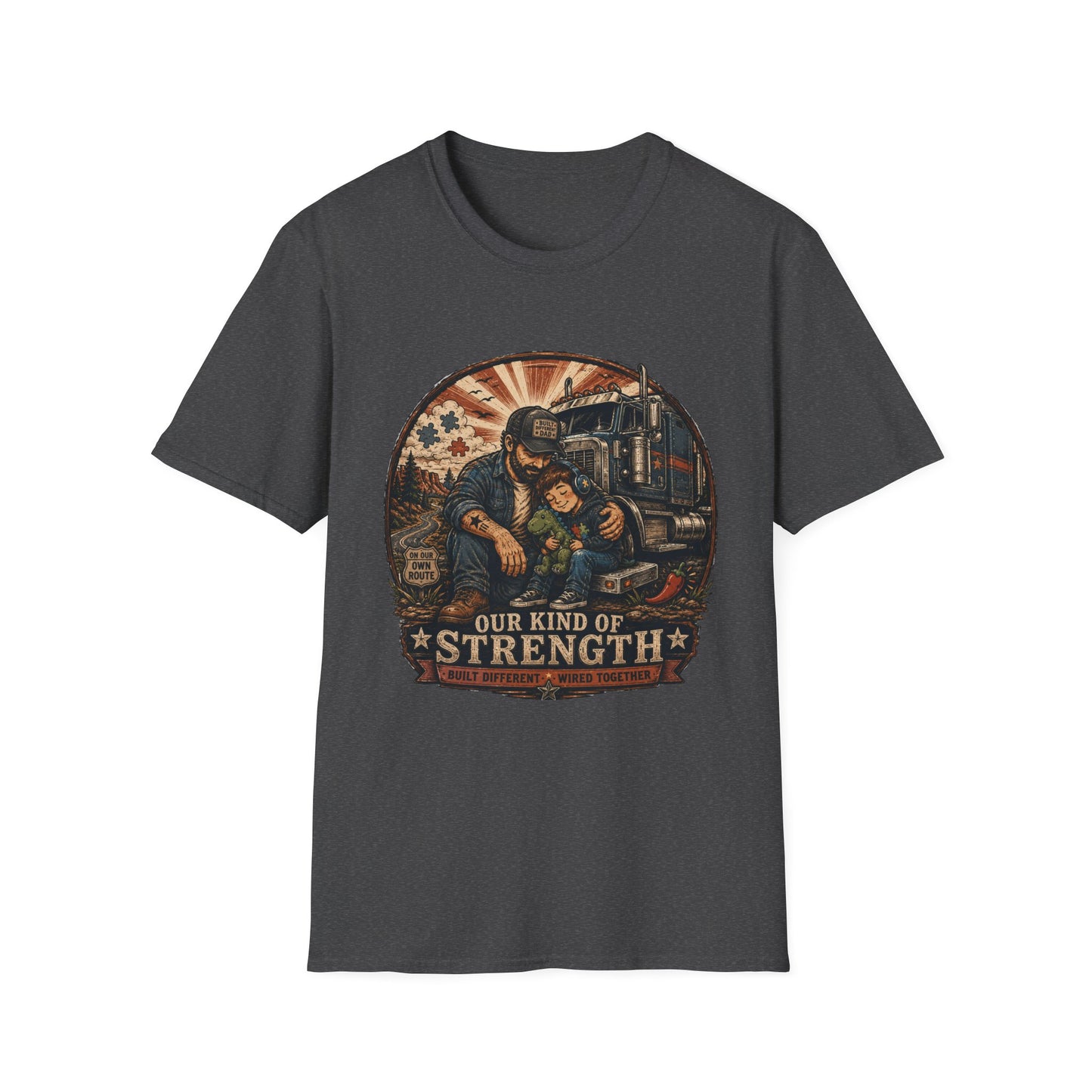 Our Kind of Strength Trucker T Shirt