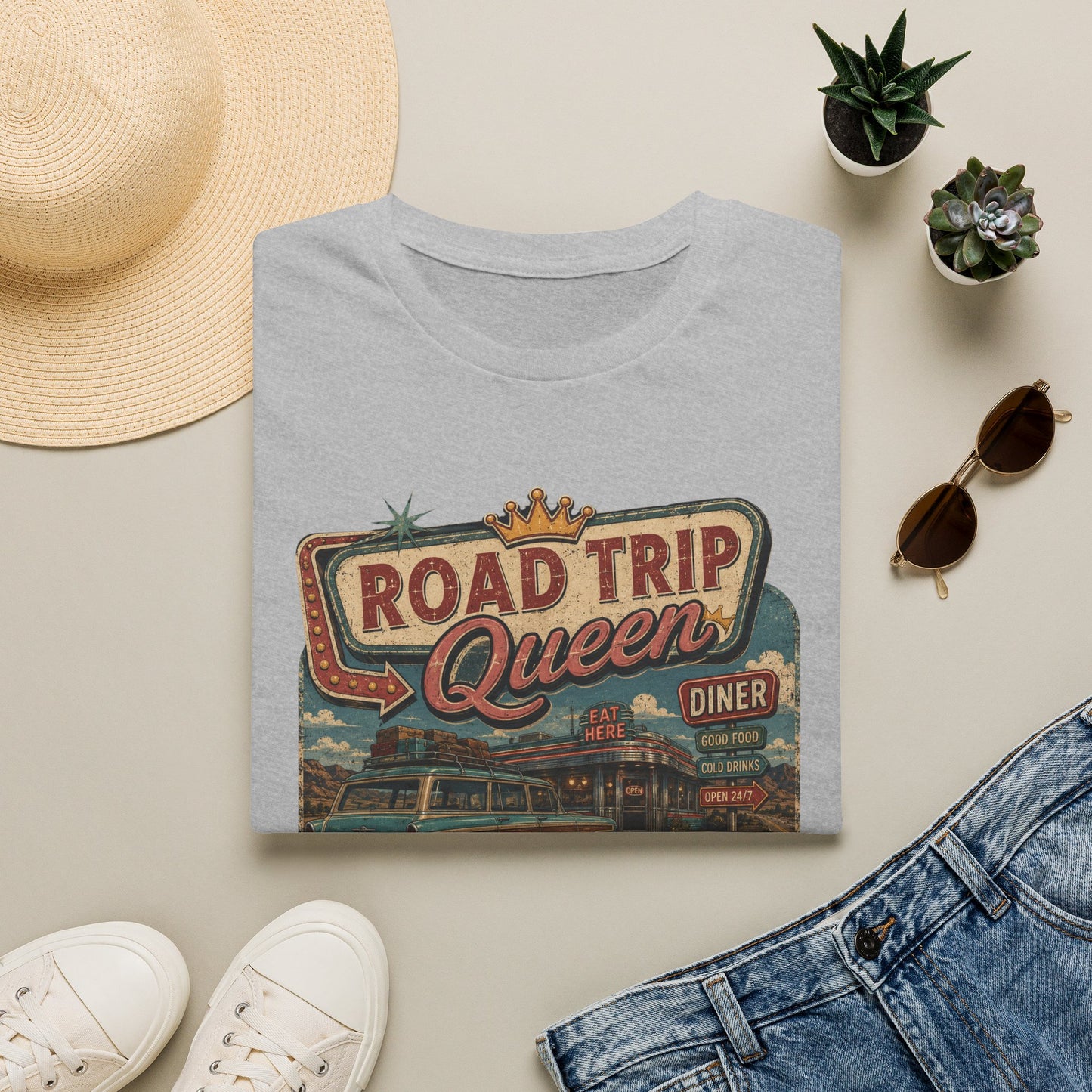Road Trip Queen Packed SnacksT Shirt